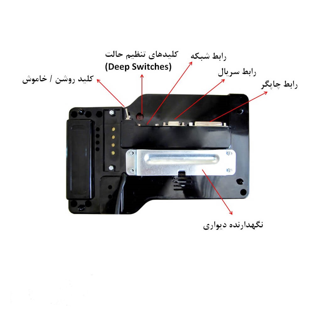 نمای پشت دستگاه حضور و غیاب ST-Pro